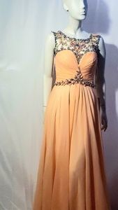 Mardigras Ball NWT Rachel Allan Beaded Evening Gown